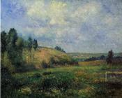 卡米耶 毕沙罗 : Landscape, near Pontoise